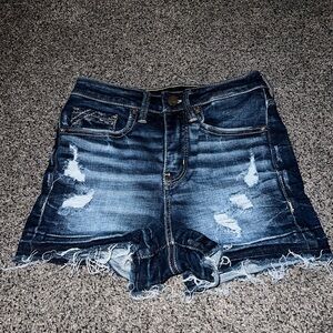 Women’s Buckle Black dark wash shorts